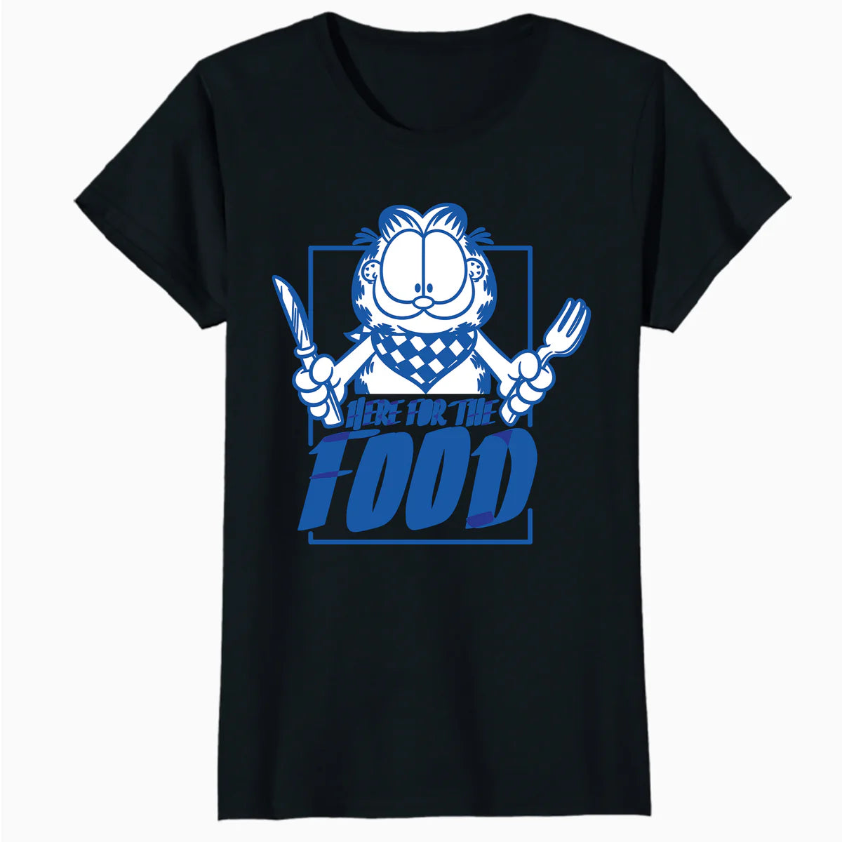Garfield Food Love Lasagna Foodie Hungry Cat Lol Funny Retro Official Women's T-Shirt