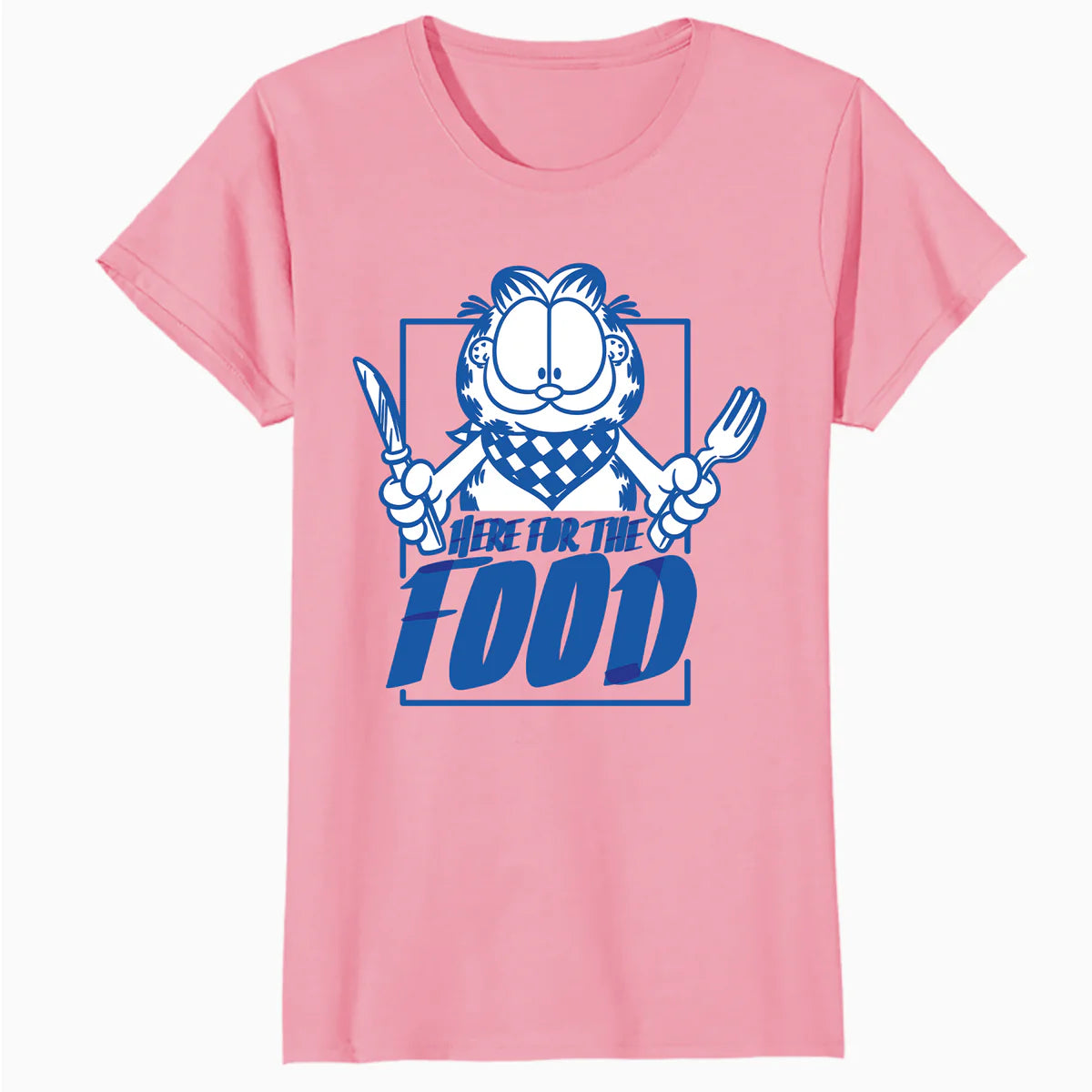 Garfield Food Love Lasagna Foodie Hungry Cat Lol Funny Retro Official Women's T-Shirt