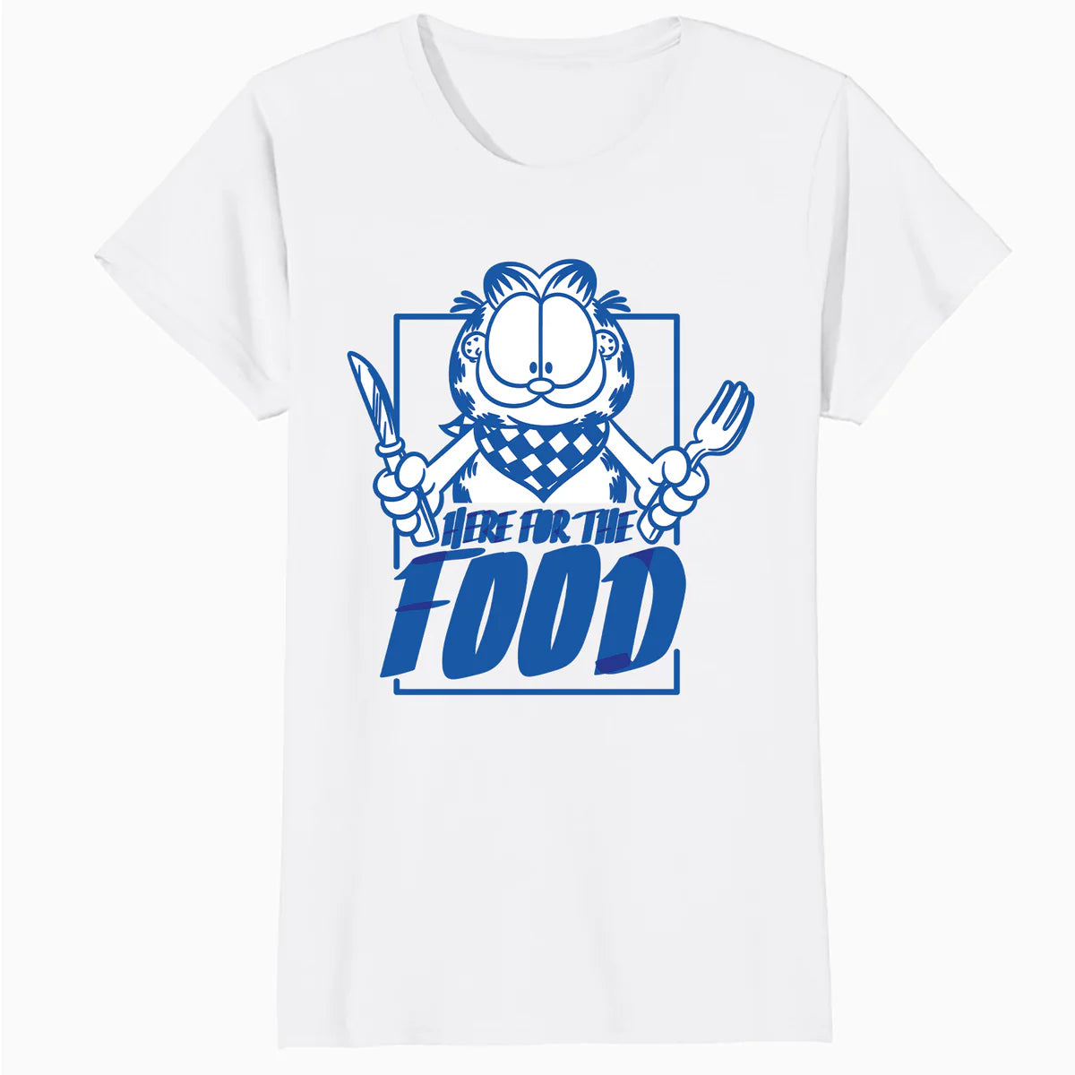 Garfield Food Love Lasagna Foodie Hungry Cat Lol Funny Retro Official Women's T-Shirt