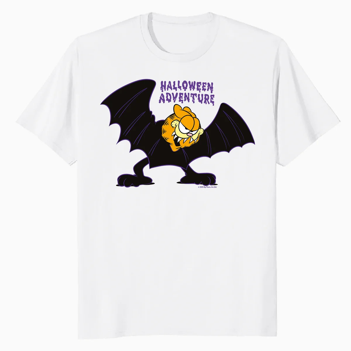 Garfield Halloween Adventure Vampire Bat Trick Treat Cartoon Official Men's T-Shirt