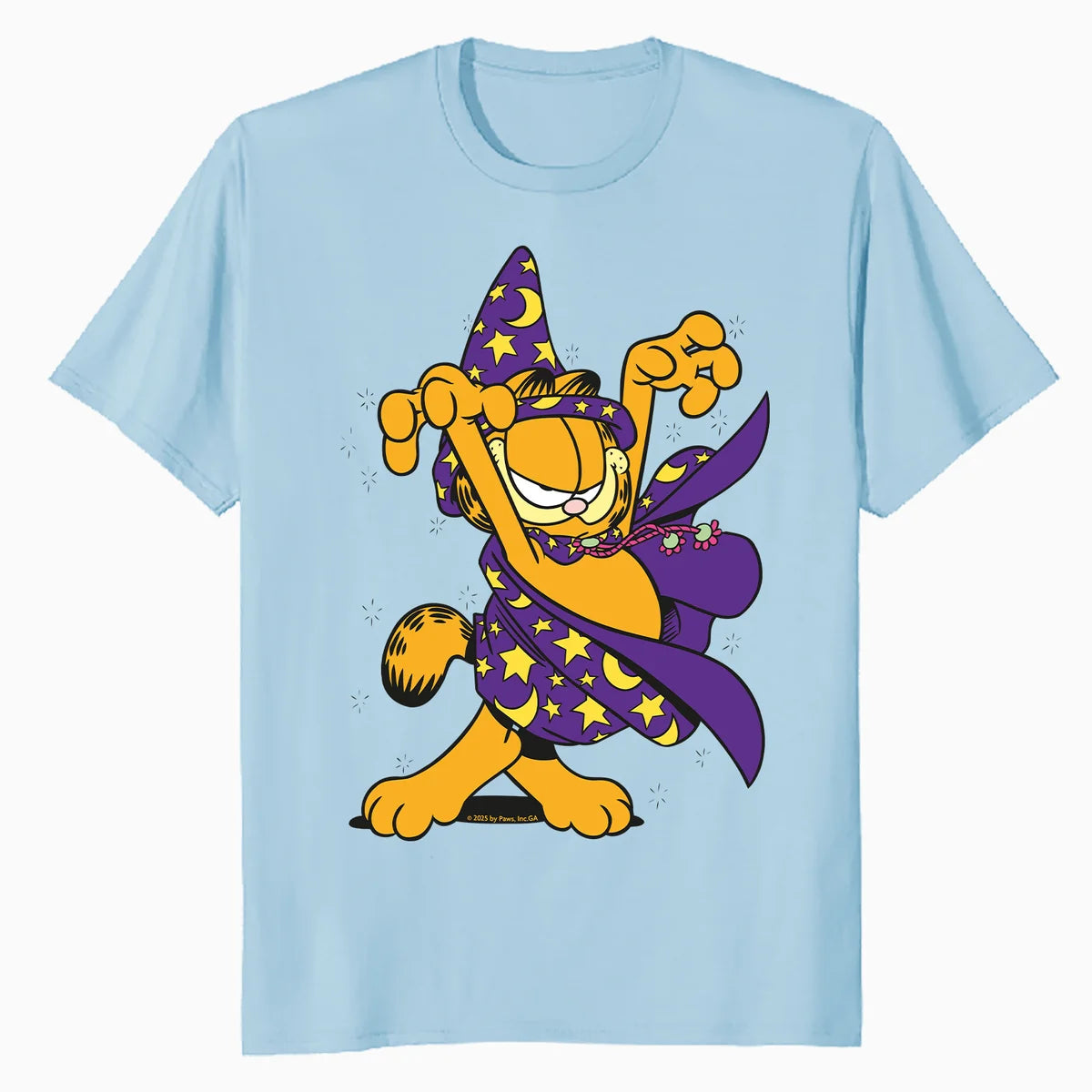 Garfield Halloween Hocus Pocus Trick Treat Wizzard Cartoon Official Men's T-Shirt