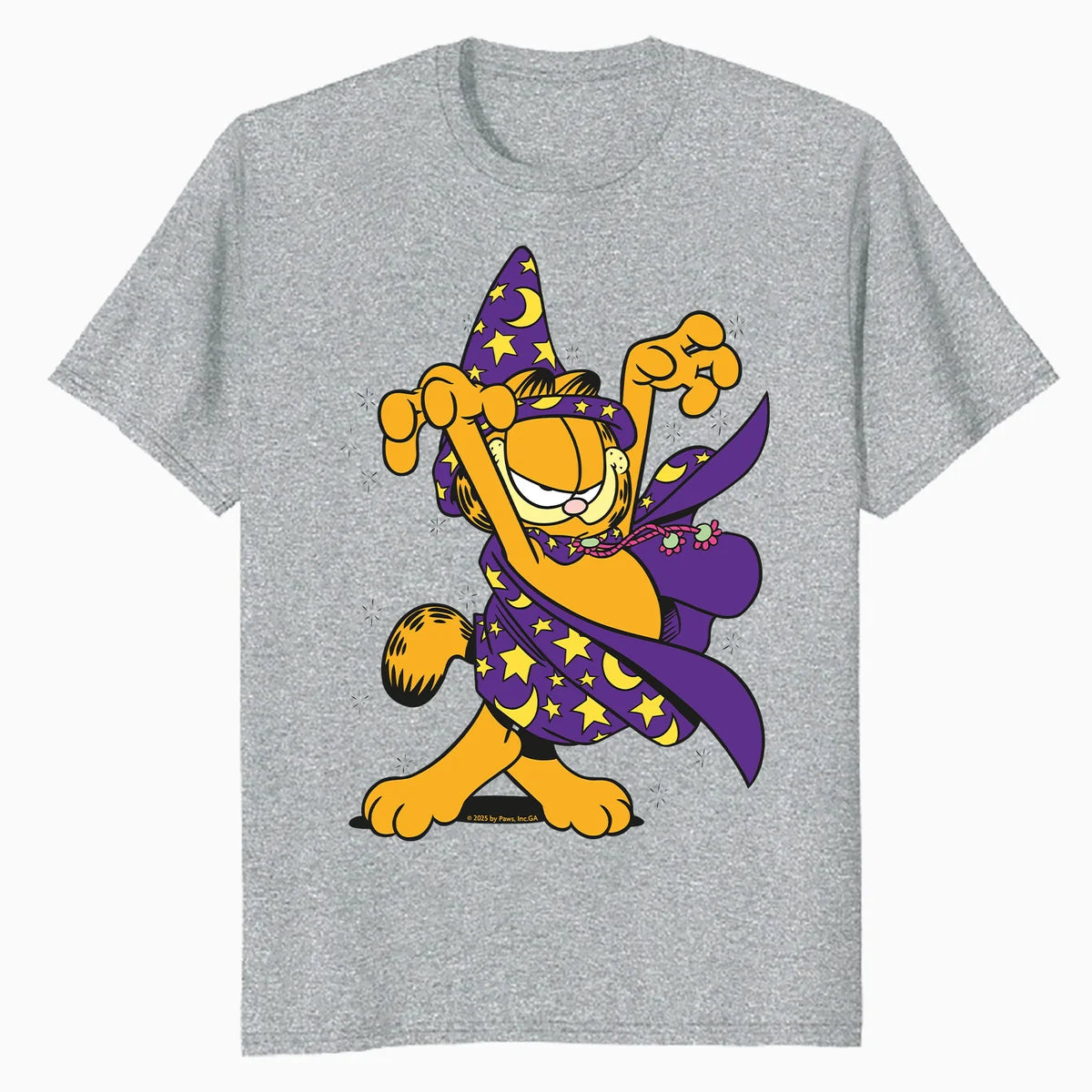 Garfield Halloween Hocus Pocus Trick Treat Wizzard Cartoon Official Men's T-Shirt