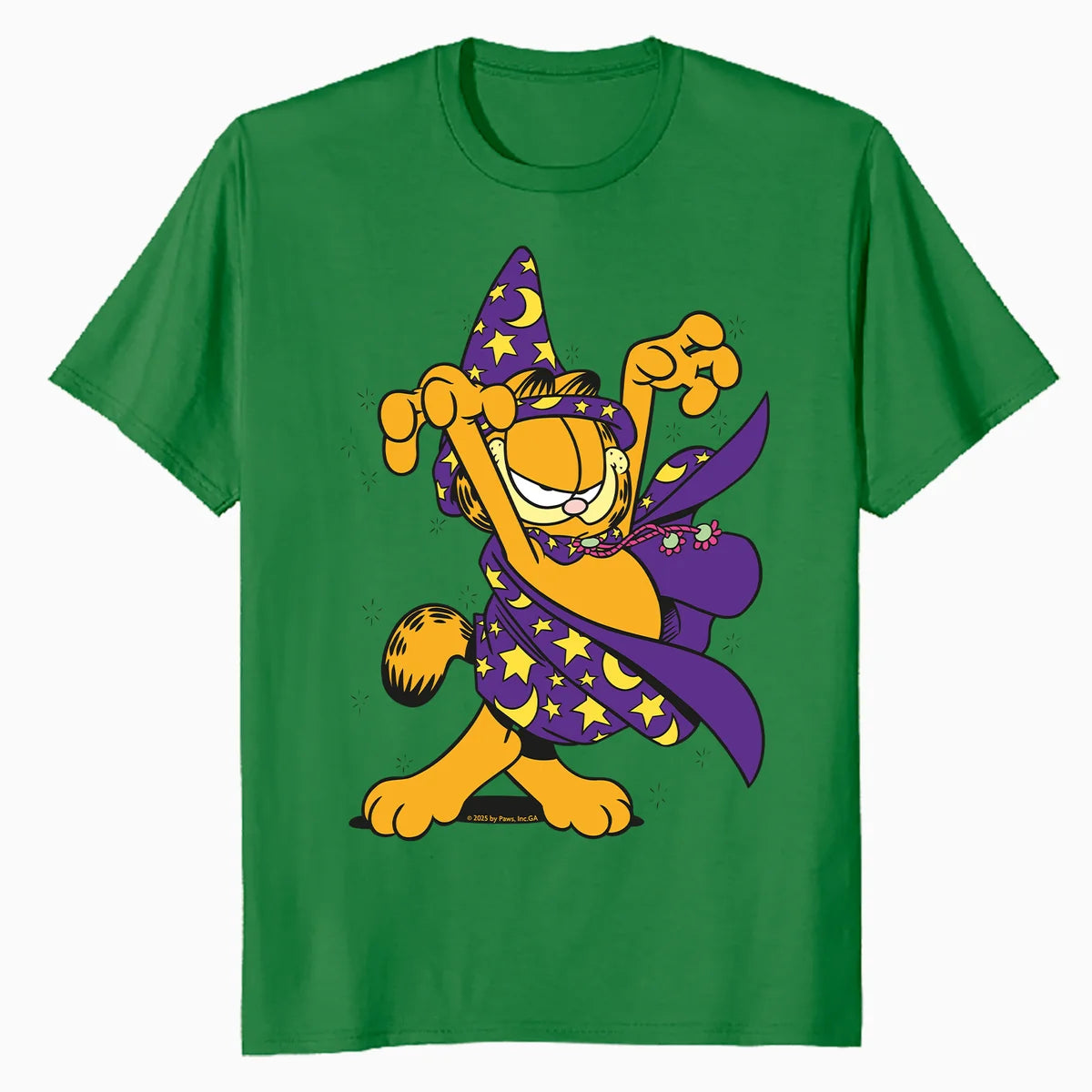 Garfield Halloween Hocus Pocus Trick Treat Wizzard Cartoon Official Men's T-Shirt