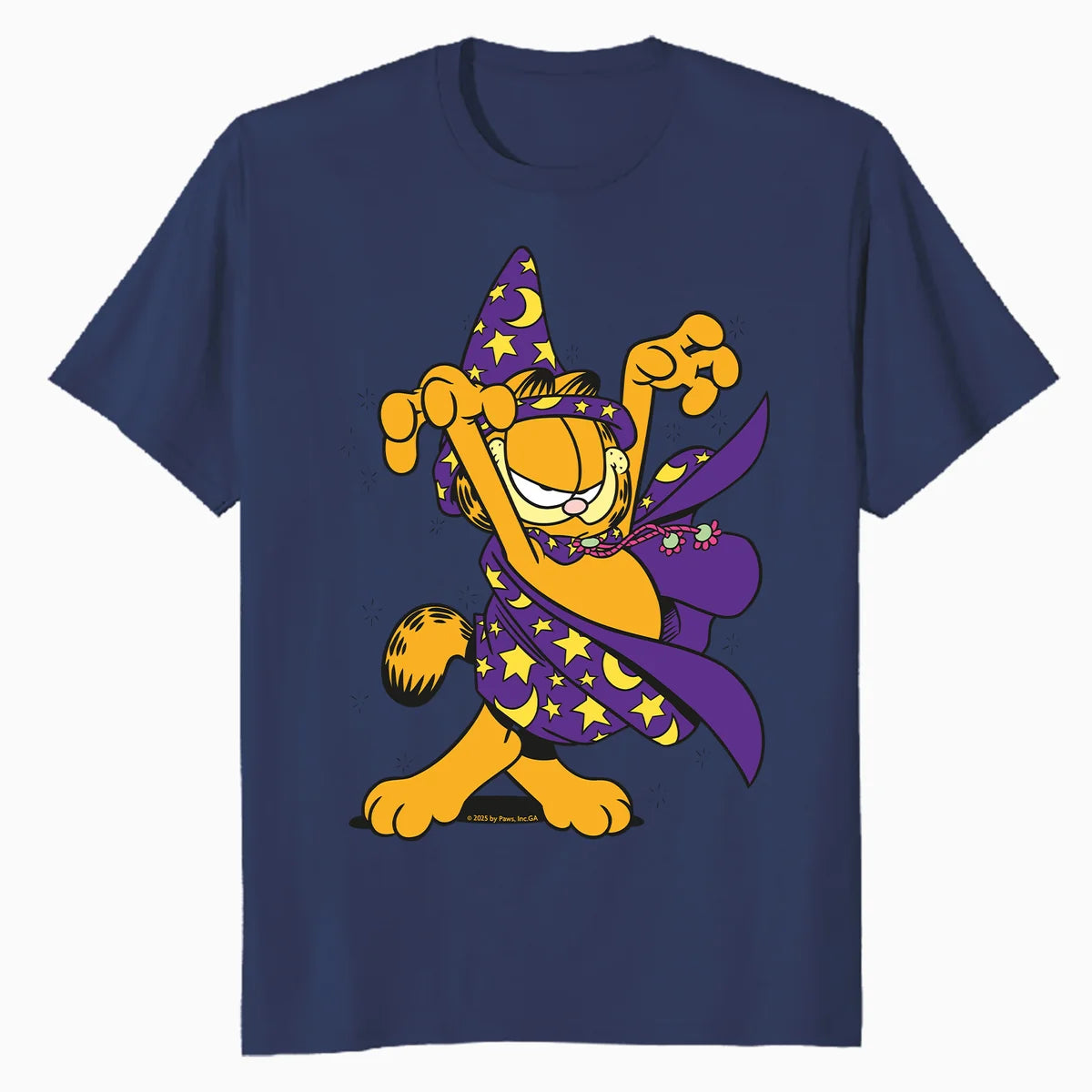 Garfield Halloween Hocus Pocus Trick Treat Wizzard Cartoon Official Men's T-Shirt