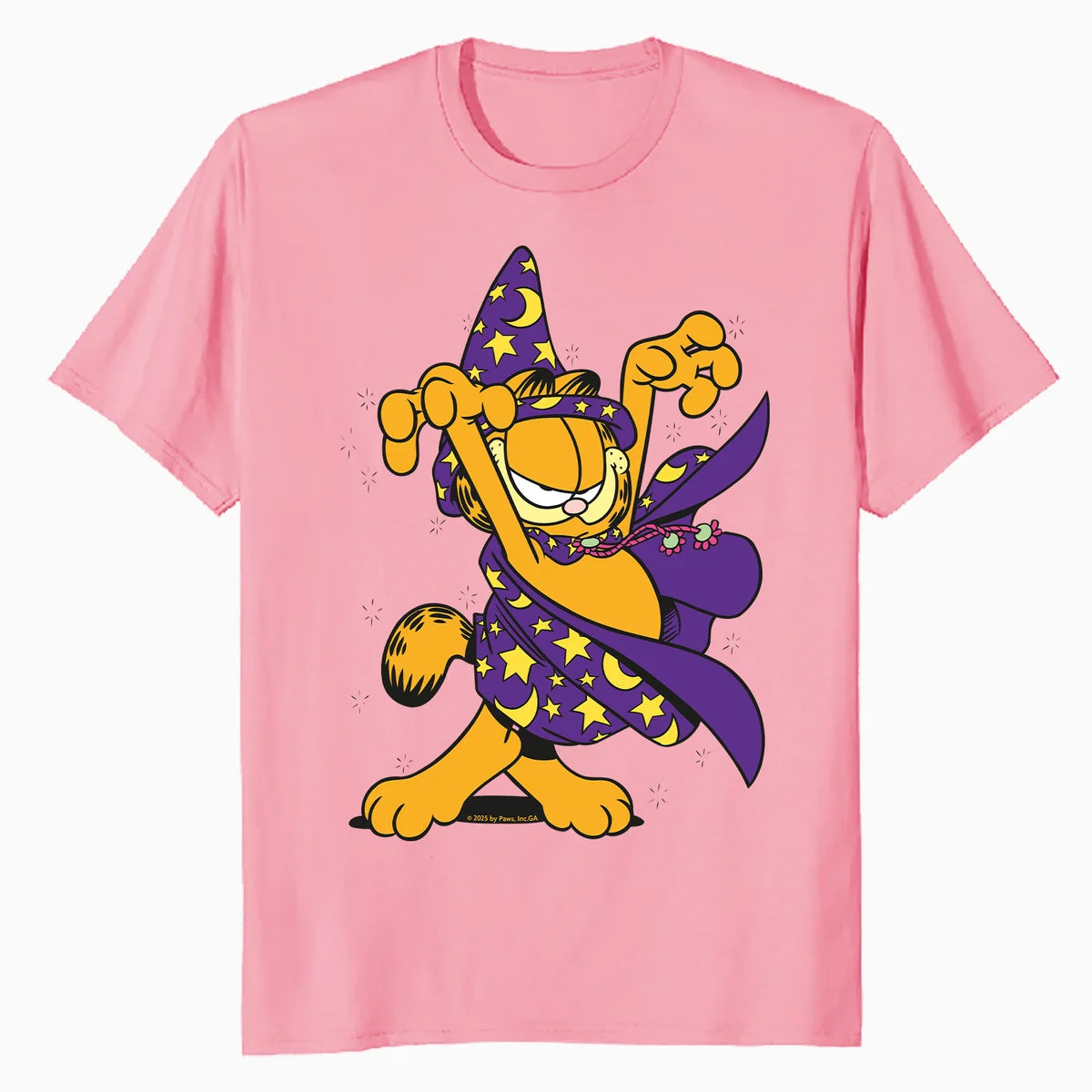 Garfield Halloween Hocus Pocus Trick Treat Wizzard Cartoon Official Men's T-Shirt