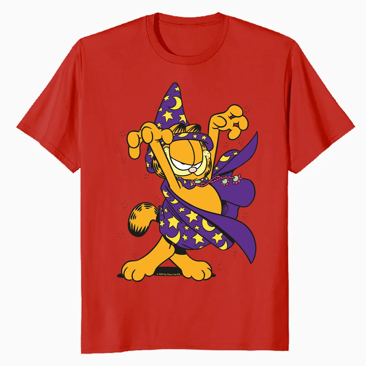 Garfield Halloween Hocus Pocus Trick Treat Wizzard Cartoon Official Men's T-Shirt