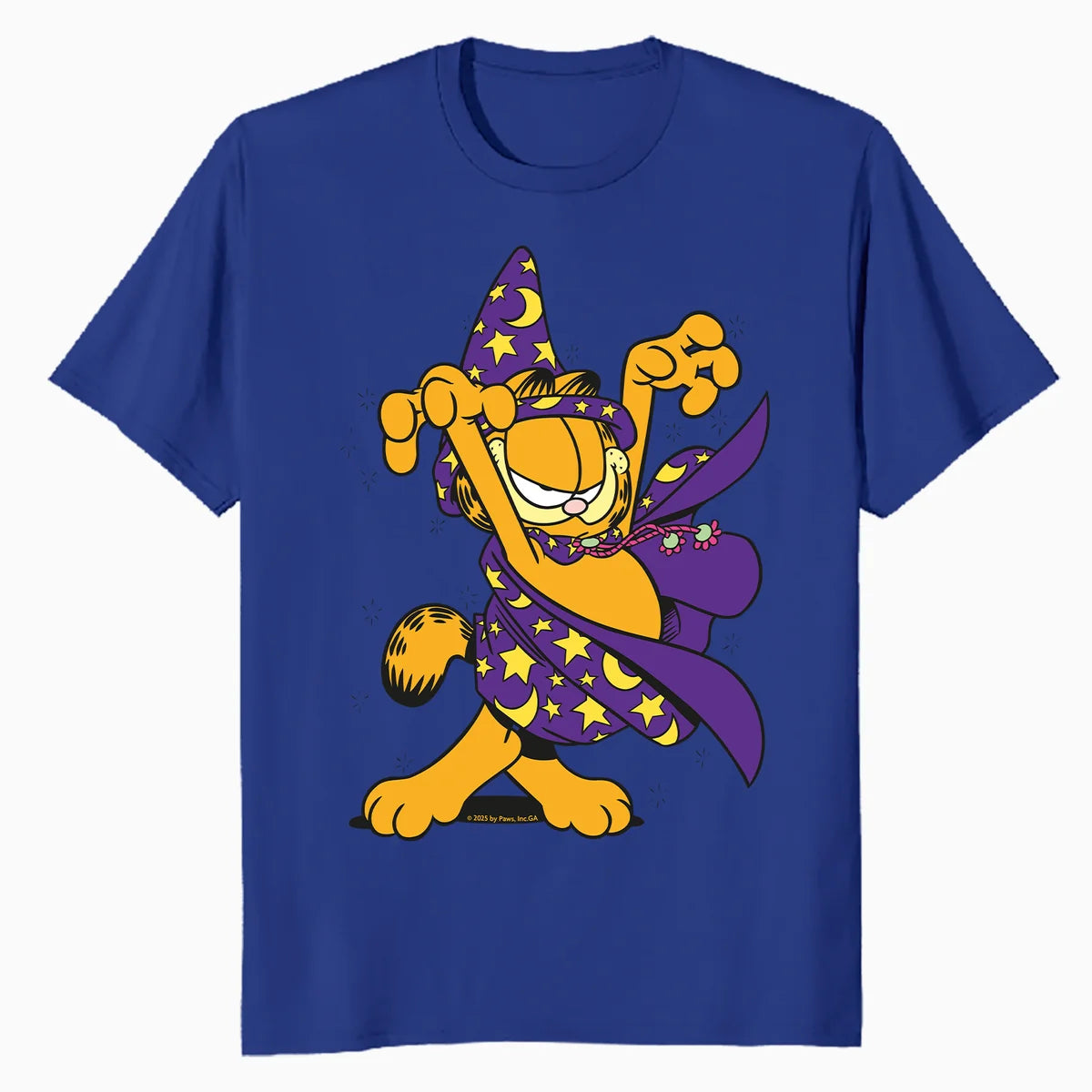 Garfield Halloween Hocus Pocus Trick Treat Wizzard Cartoon Official Men's T-Shirt