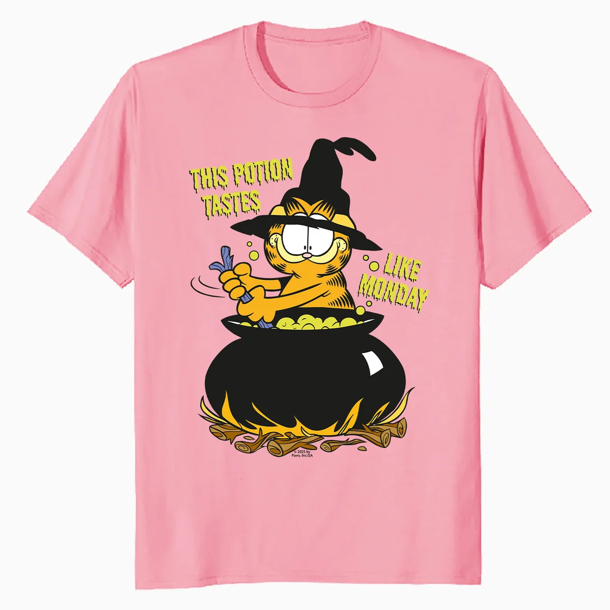 Garfield Halloween Potion Monday Blues Trick Treat Cartoon Official Men's T-Shirt