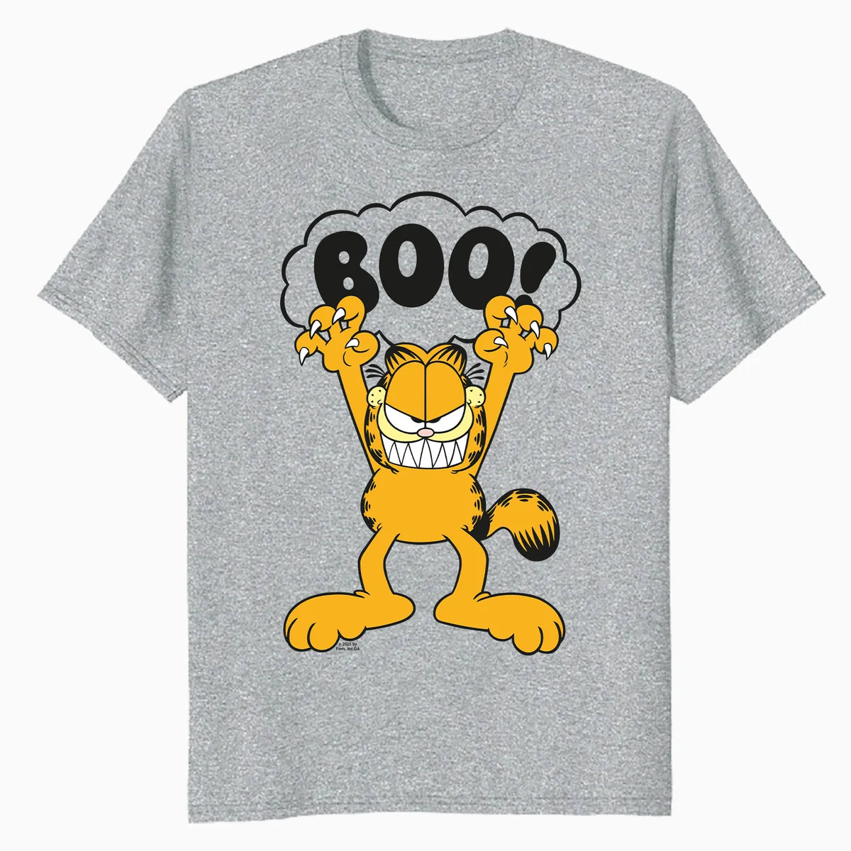 Garfield Halloween Scary Cat Claws Trick Treat Boo Cartoon Official Men's T-Shirt