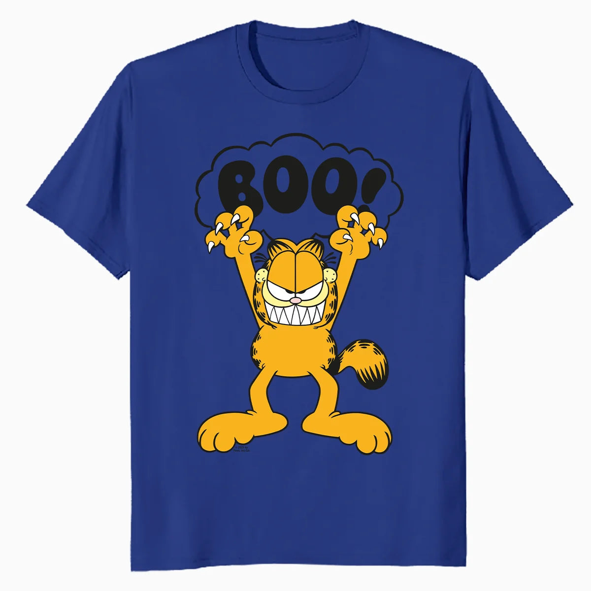 Garfield Halloween Scary Cat Claws Trick Treat Boo Cartoon Official Men's T-Shirt