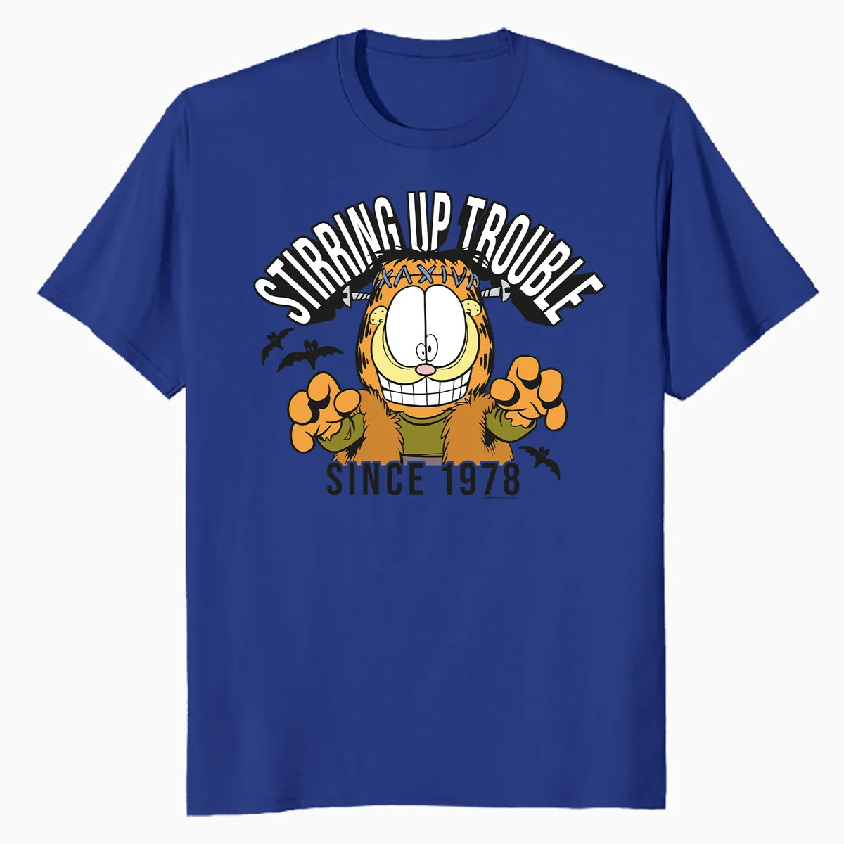 Garfield Halloween Zombie Cat Trouble Trick Treat Cartoon Official Men's T-Shirt