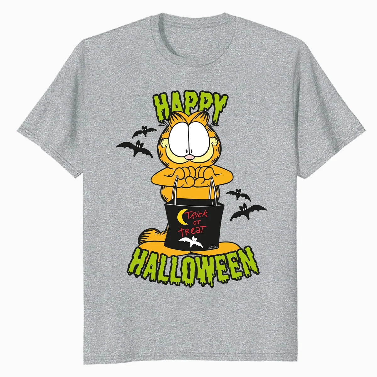 Garfield Halloween Zombie Fun Friends Trick Treat Cartoon Official Men's T-Shirt