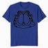Garfield Hungry Cat Lasagna Addict Face Stencil Epic Retro Official Men's T-Shirt