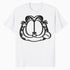 Garfield Hungry Cat Lasagna Addict Face Stencil Epic Retro Official Men's T-Shirt