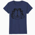 Garfield Hungry Cat Lasagna Addict Face Stencil Epic Retro Official Women's T-Shirt