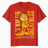Garfield Hungry Cat Lasagna Addict Pose Epic Cartoon Retro Official Men's T-Shirt