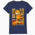 Garfield Hungry Cat Lasagna Addict Pose Epic Cartoon Retro Official Women's T-Shirt
