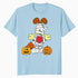 Garfield Odie Halloween Mummy Ghouls Pumpkins Zombie Classic Official Men's T-Shirt