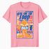 Garfield Odie Here For The Food Foodie Hungry Cat Funny Meme Official Men's T-Shirt