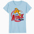 Garfield Snack Attack Love Lasagna Foodie Cat Funny Retro Official Women's T-Shirt