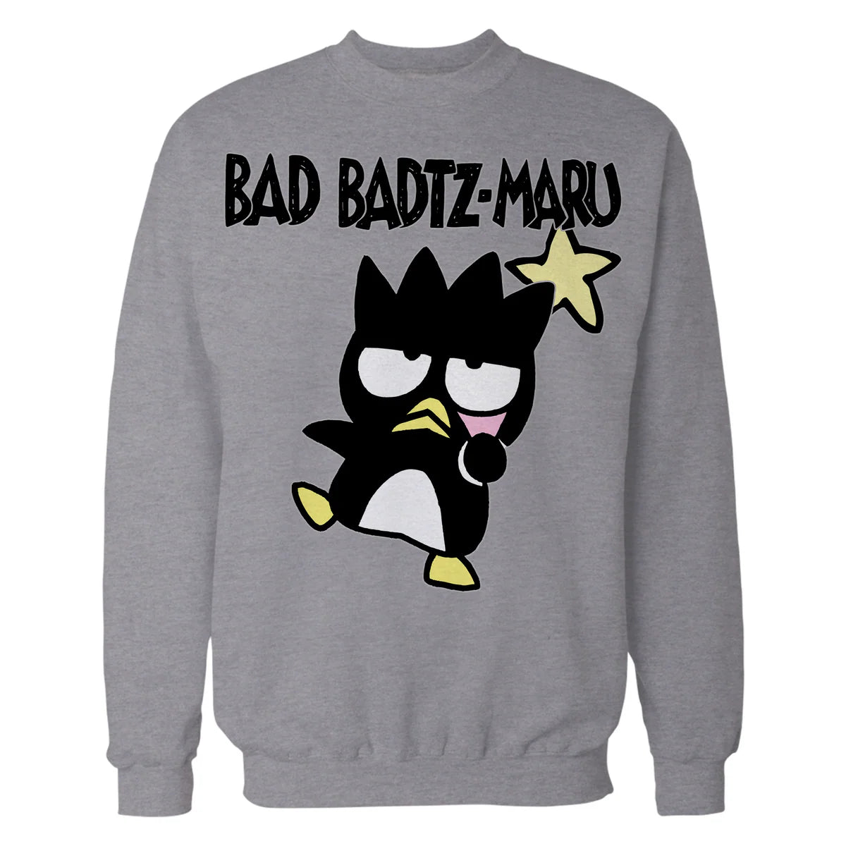 Hello Kitty Bad Badtz Maru Pose Star Dark Emo Classic Logo Official Sweatshirt