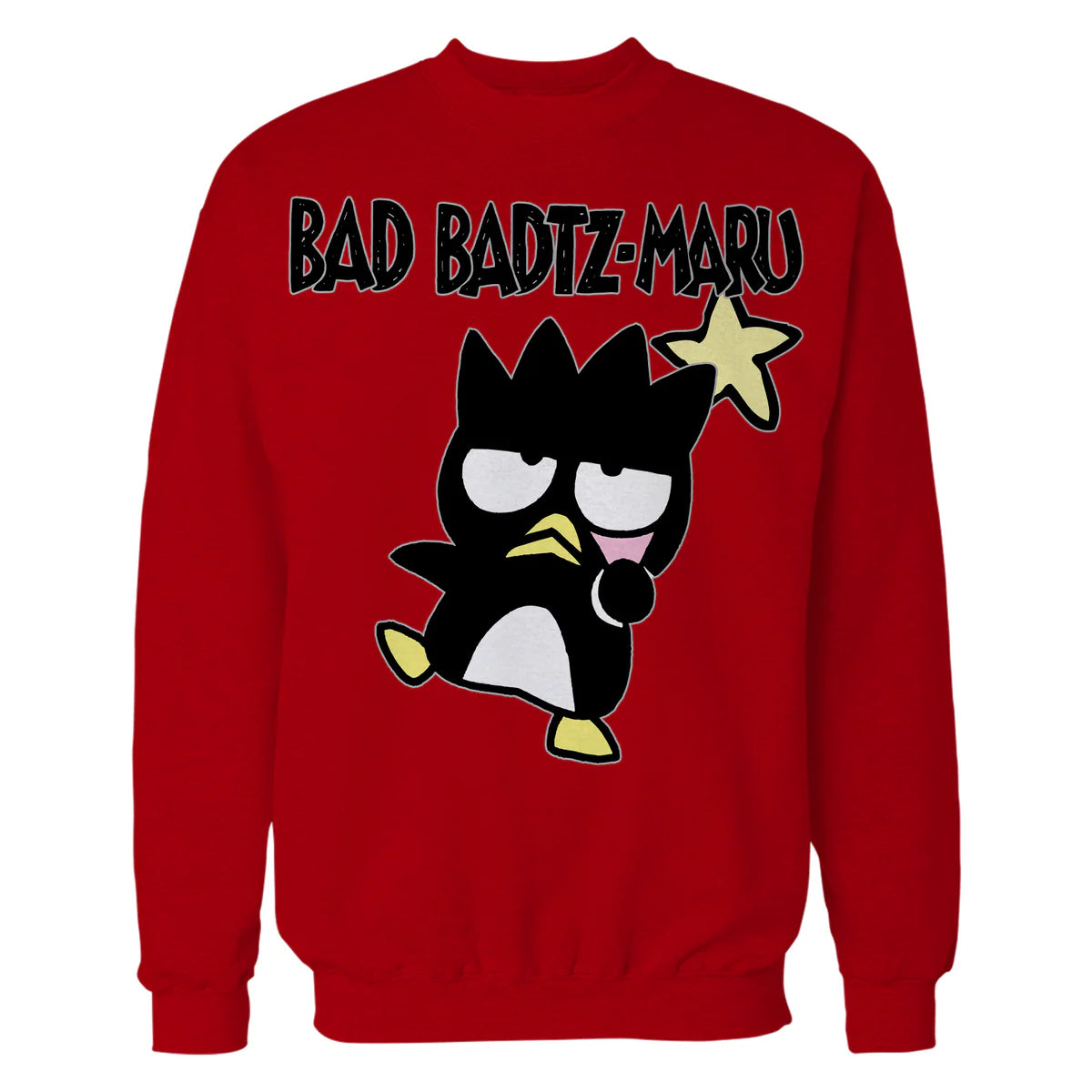 Hello Kitty Bad Badtz Maru Pose Star Dark Emo Classic Logo Official Sweatshirt