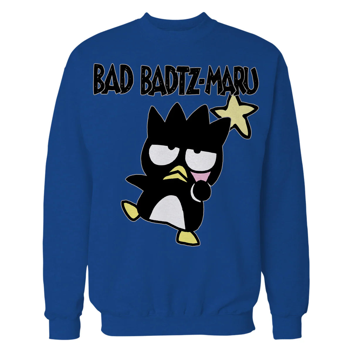 Hello Kitty Bad Badtz Maru Pose Star Dark Emo Classic Logo Official Sweatshirt