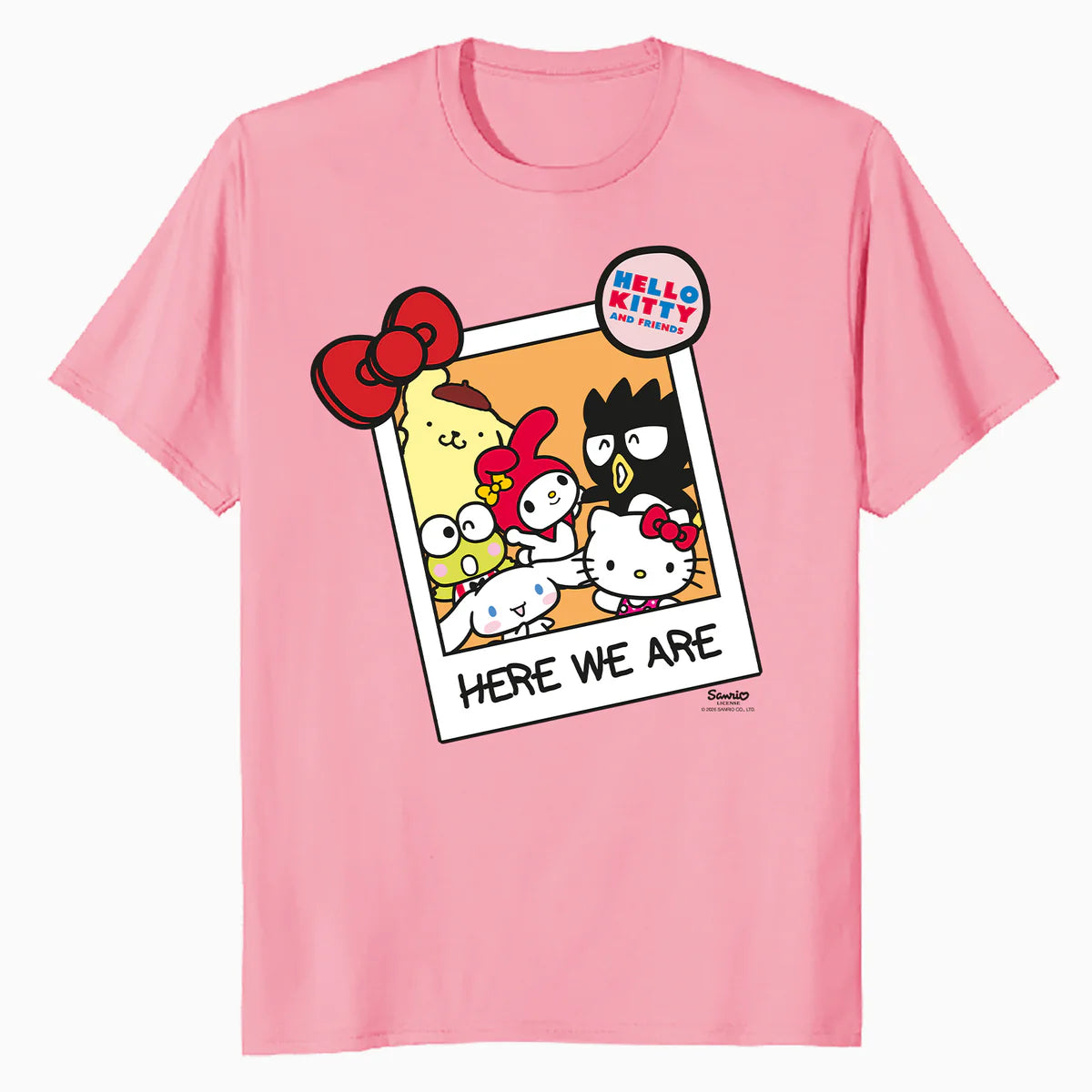 Hello Kitty Best Friends Character Photo Pose XOXO Classic Official Men's T-Shirt