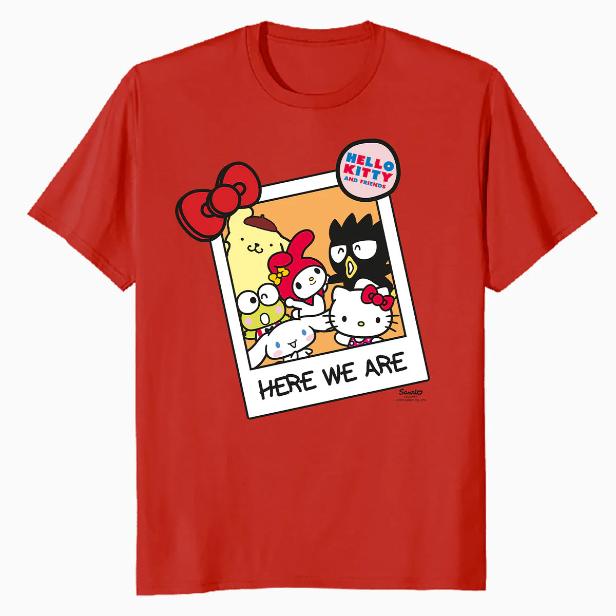 Hello Kitty Best Friends Character Photo Pose XOXO Classic Official Men's T-Shirt