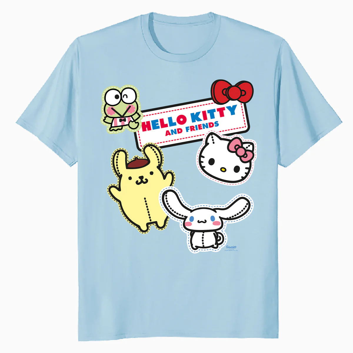 Hello Kitty Best Friends Character Pose Cute Fun XOXO Retro Official Men's T-Shirt