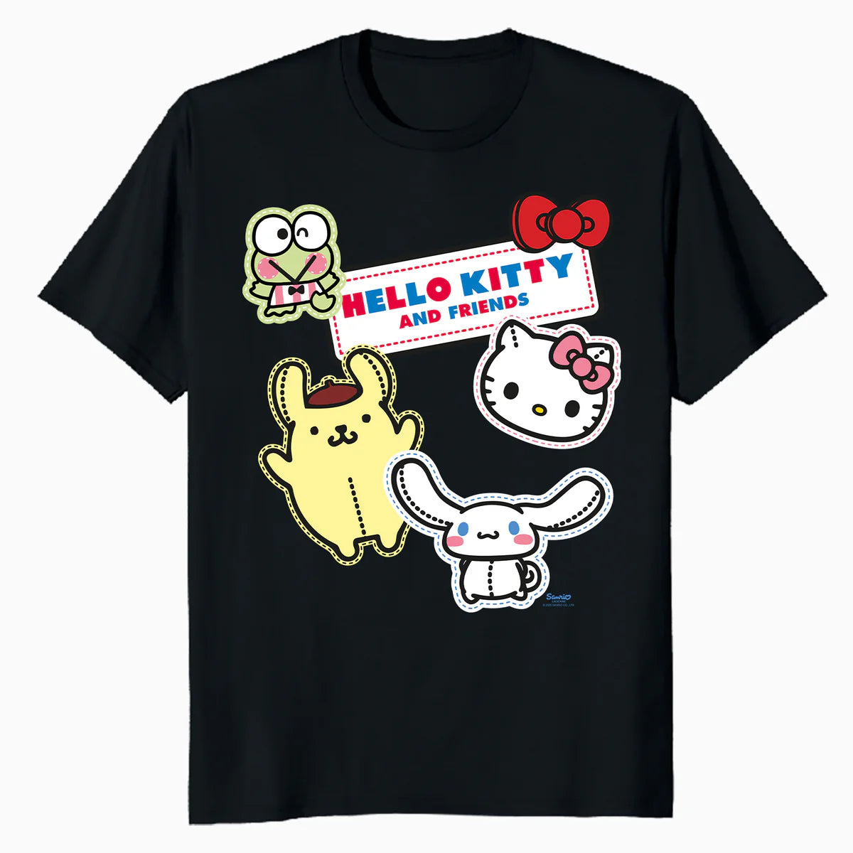Hello Kitty Best Friends Character Pose Cute Fun XOXO Retro Official Men's T-Shirt