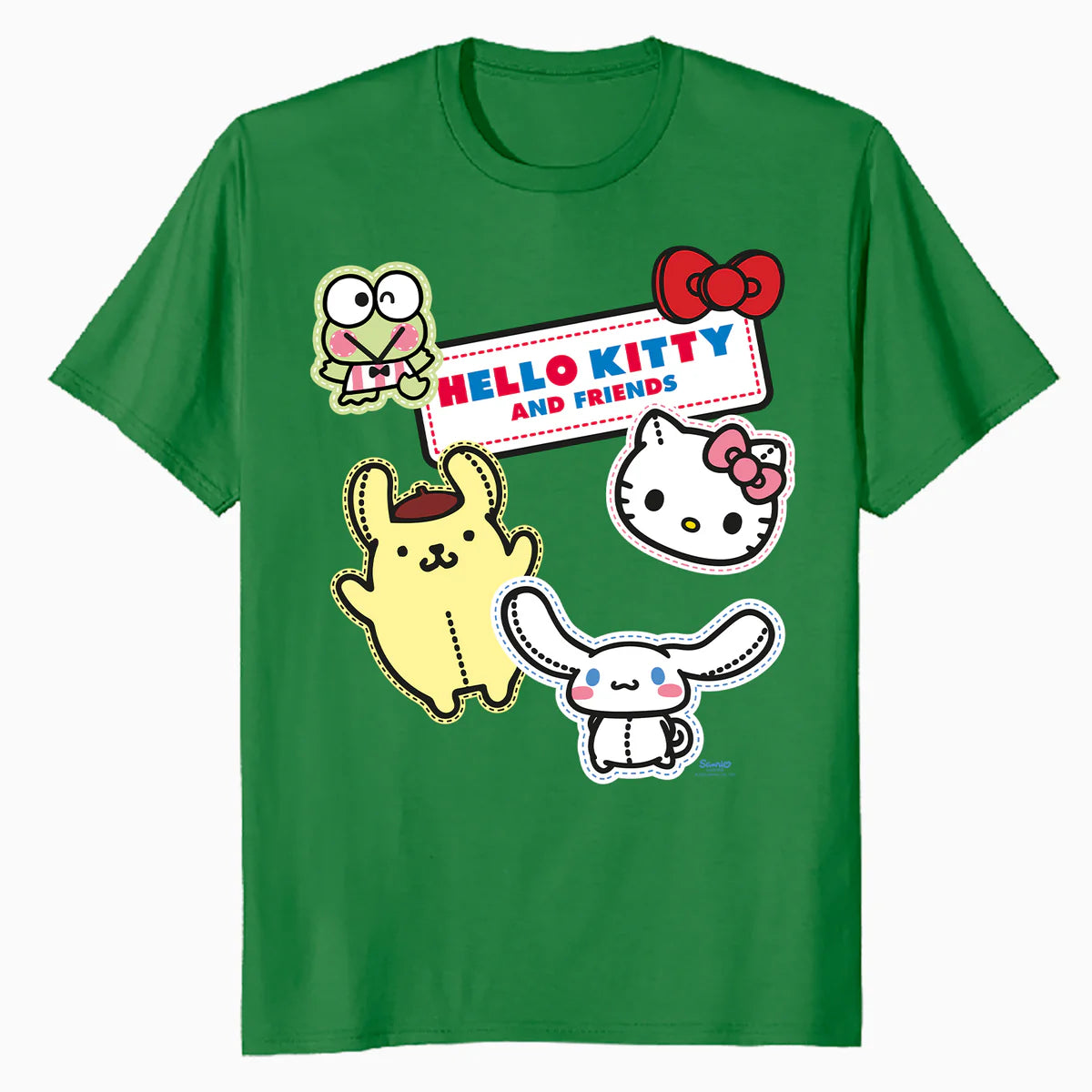 Hello Kitty Best Friends Character Pose Cute Fun XOXO Retro Official Men's T-Shirt