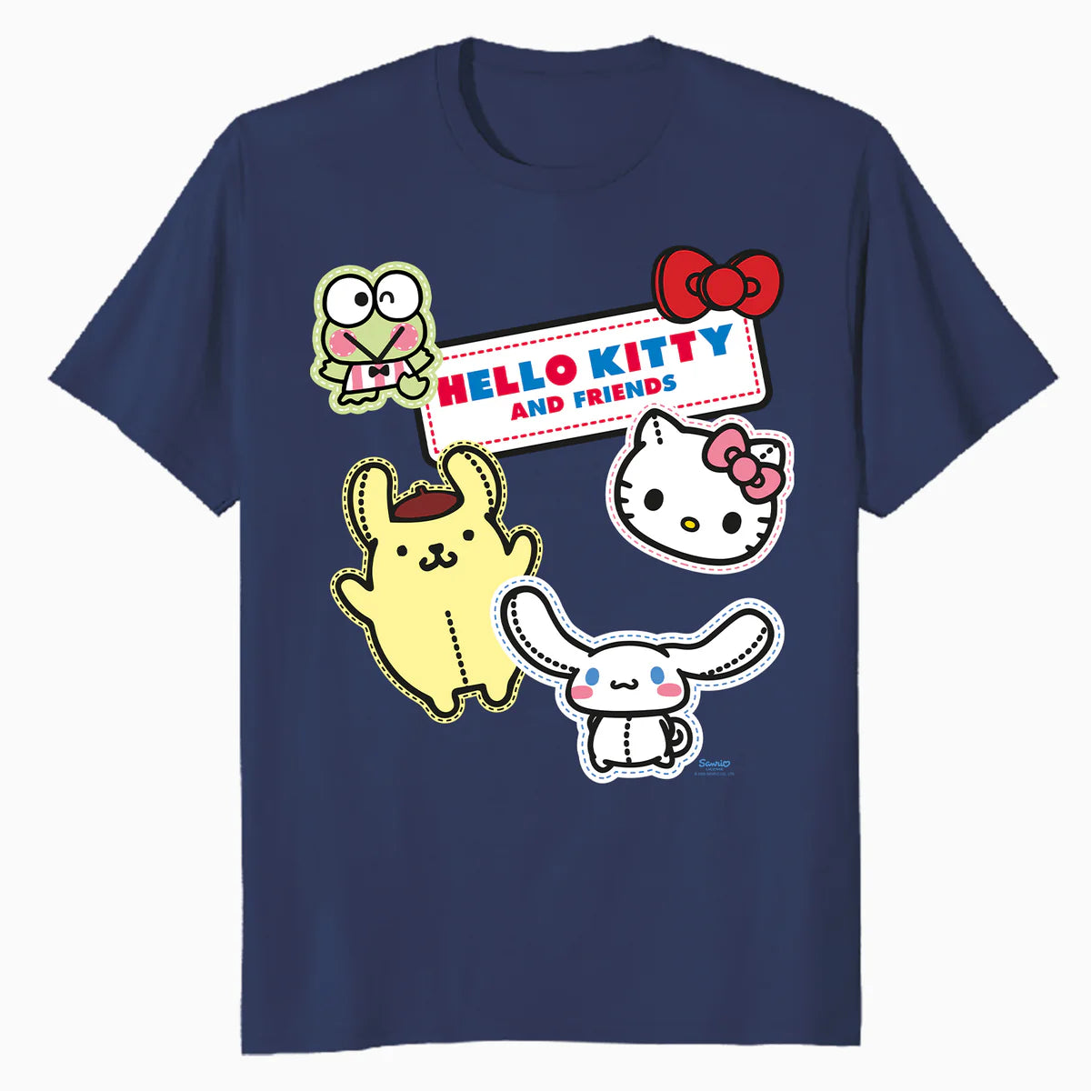 Hello Kitty Best Friends Character Pose Cute Fun XOXO Retro Official Men's T-Shirt