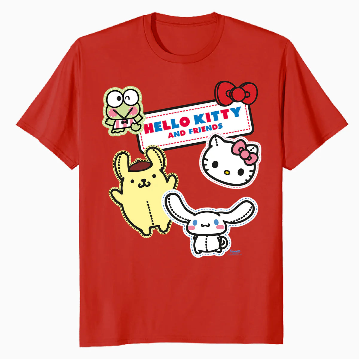 Hello Kitty Best Friends Character Pose Cute Fun XOXO Retro Official Men's T-Shirt