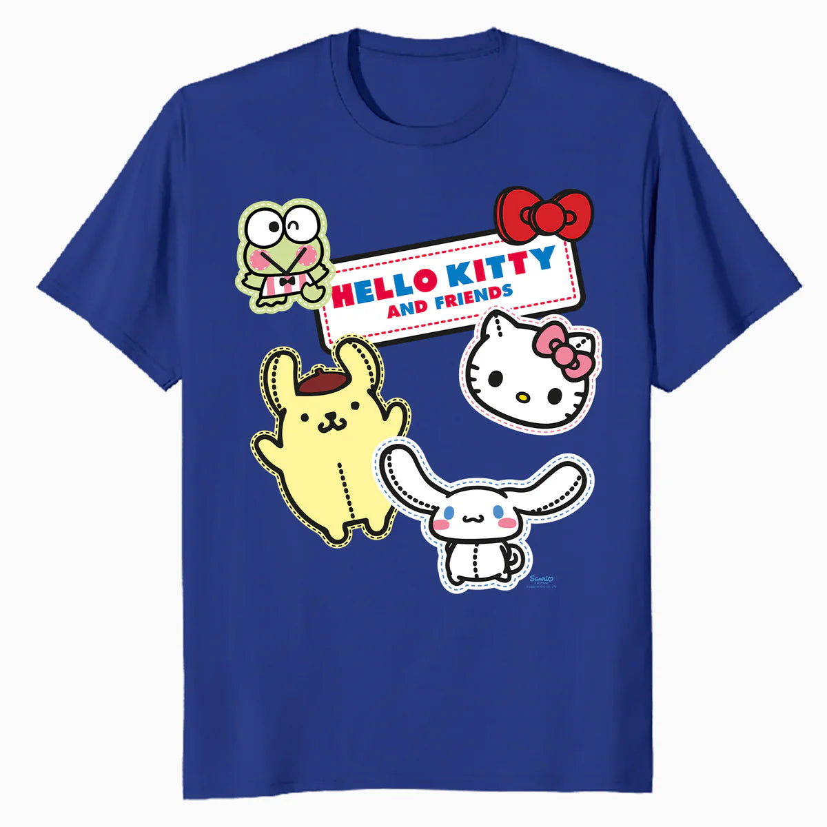Hello Kitty Best Friends Character Pose Cute Fun XOXO Retro Official Men's T-Shirt