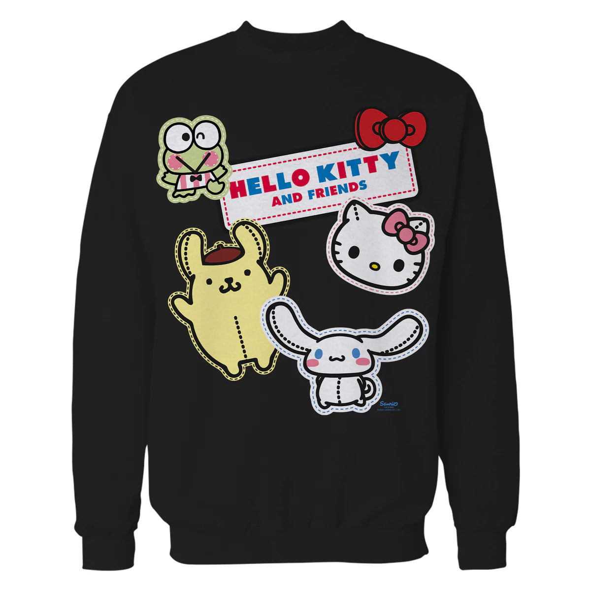 Hello Kitty Best Friends Character Pose Cute Fun XOXO Retro Official Sweatshirt