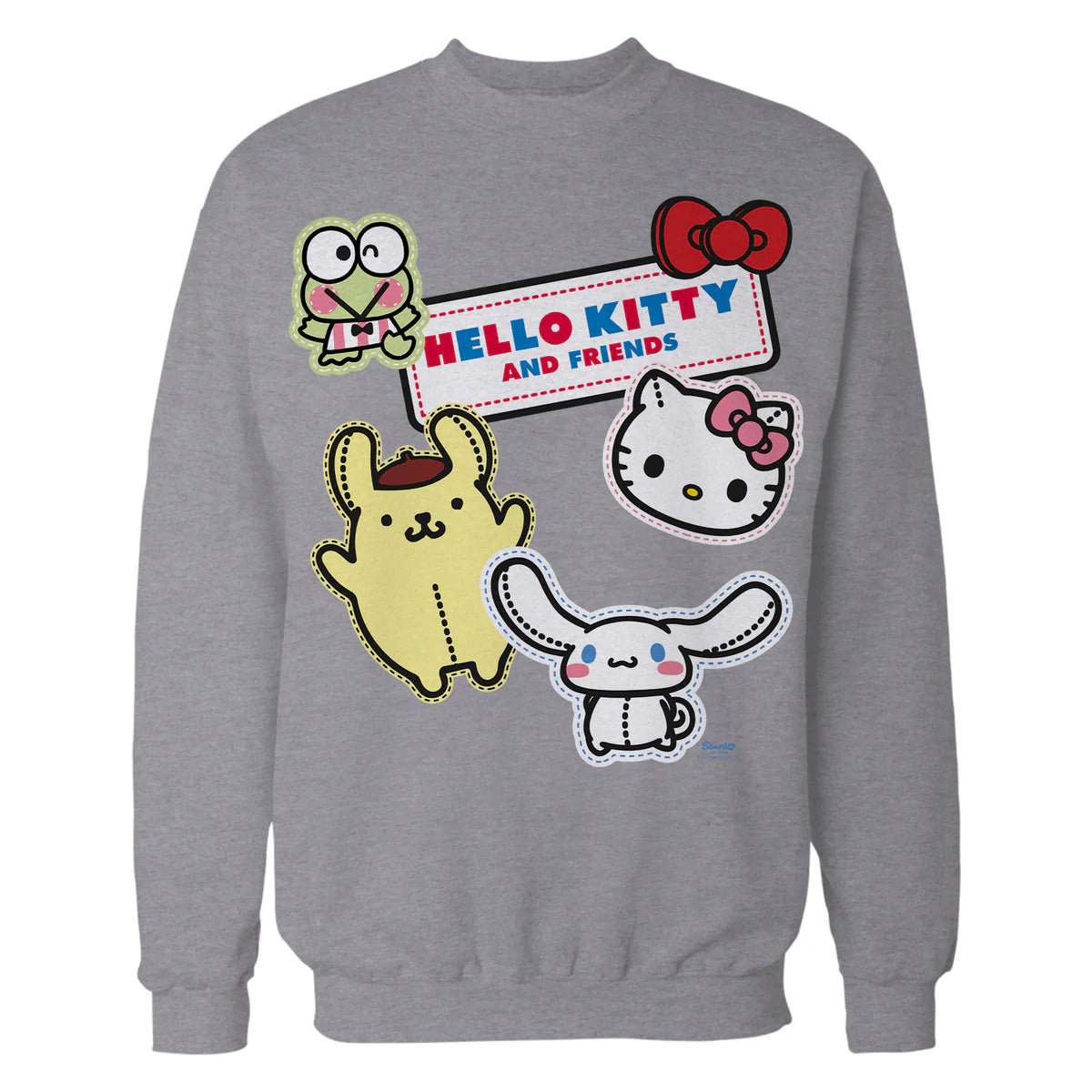 Hello Kitty Best Friends Character Pose Cute Fun XOXO Retro Official Sweatshirt