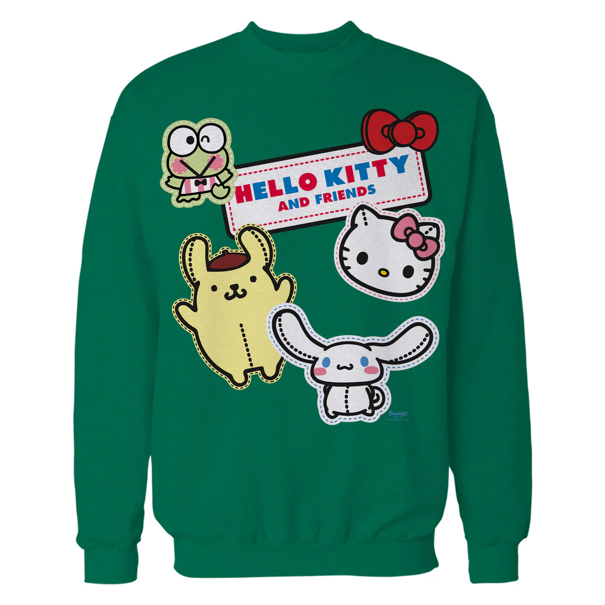 Hello Kitty Best Friends Character Pose Cute Fun XOXO Retro Official Sweatshirt