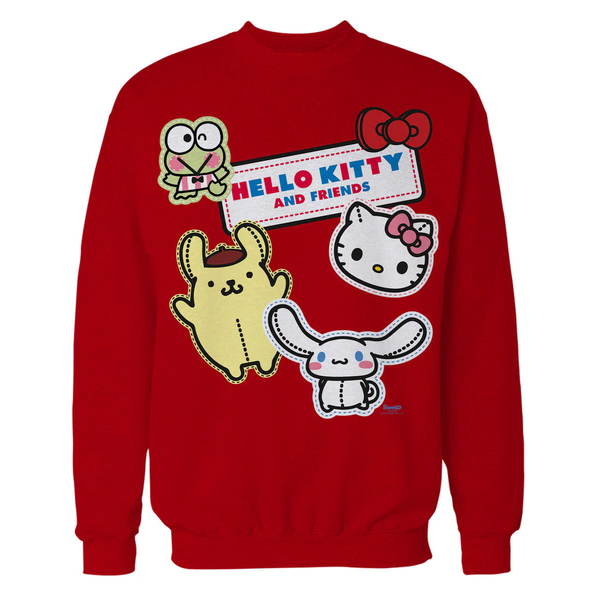 Hello Kitty Best Friends Character Pose Cute Fun XOXO Retro Official Sweatshirt