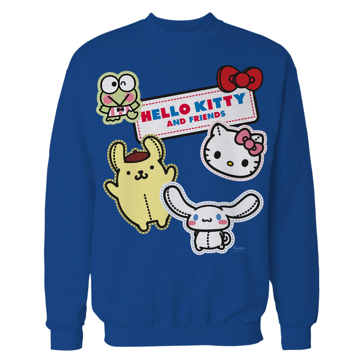 Hello Kitty Best Friends Character Pose Cute Fun XOXO Retro Official Sweatshirt