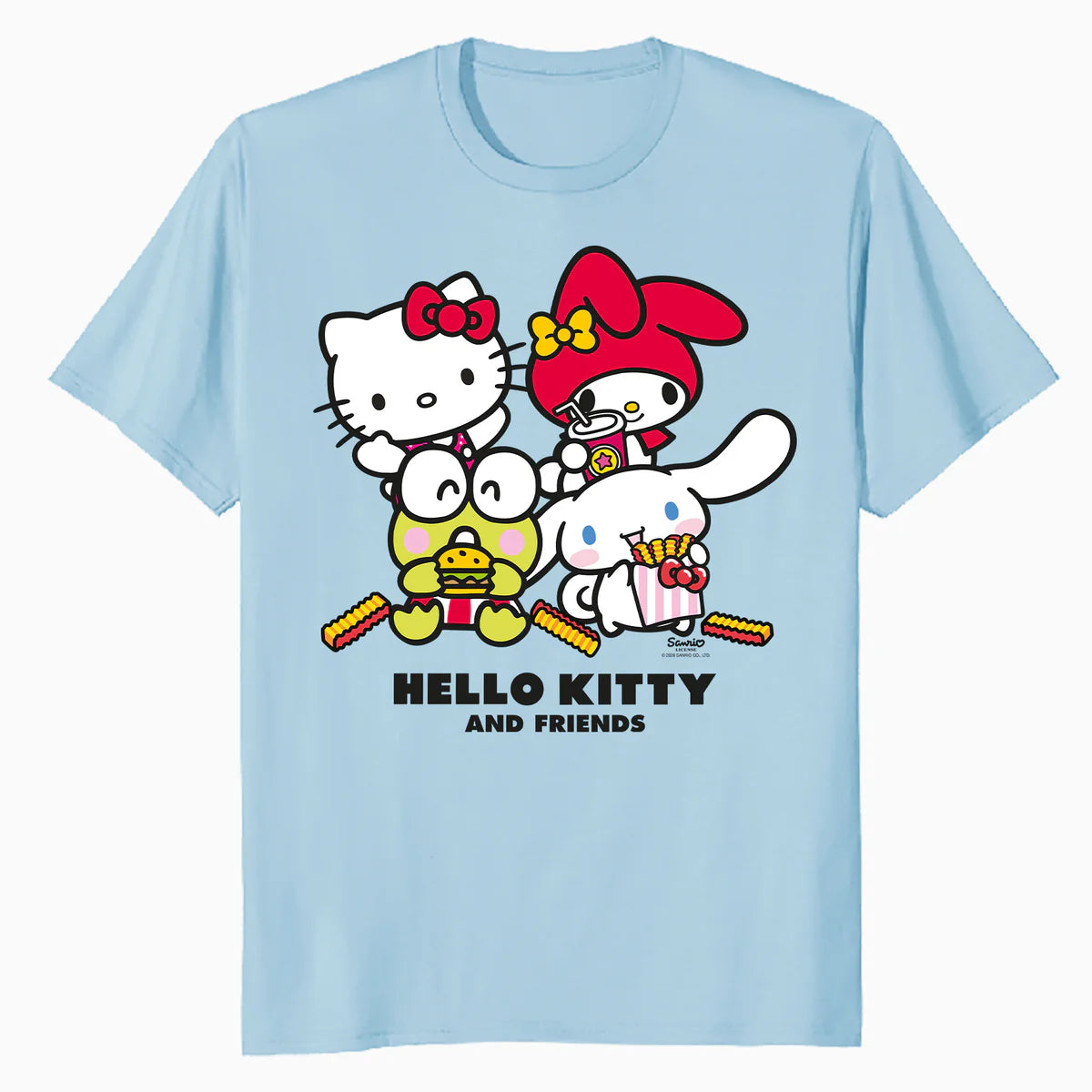 Hello Kitty Best Friends Fast Food Sweet Cute Fun XOXO Retro Official Men's T-Shirt