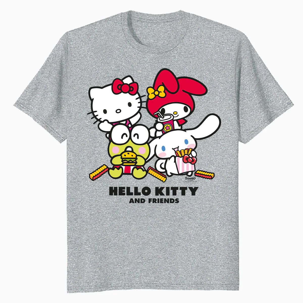 Hello Kitty Best Friends Fast Food Sweet Cute Fun XOXO Retro Official Men's T-Shirt