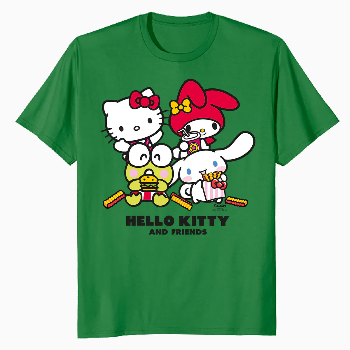 Hello Kitty Best Friends Fast Food Sweet Cute Fun XOXO Retro Official Men's T-Shirt