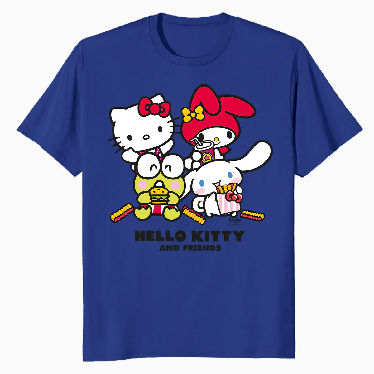Hello Kitty Best Friends Fast Food Sweet Cute Fun XOXO Retro Official Men's T-Shirt