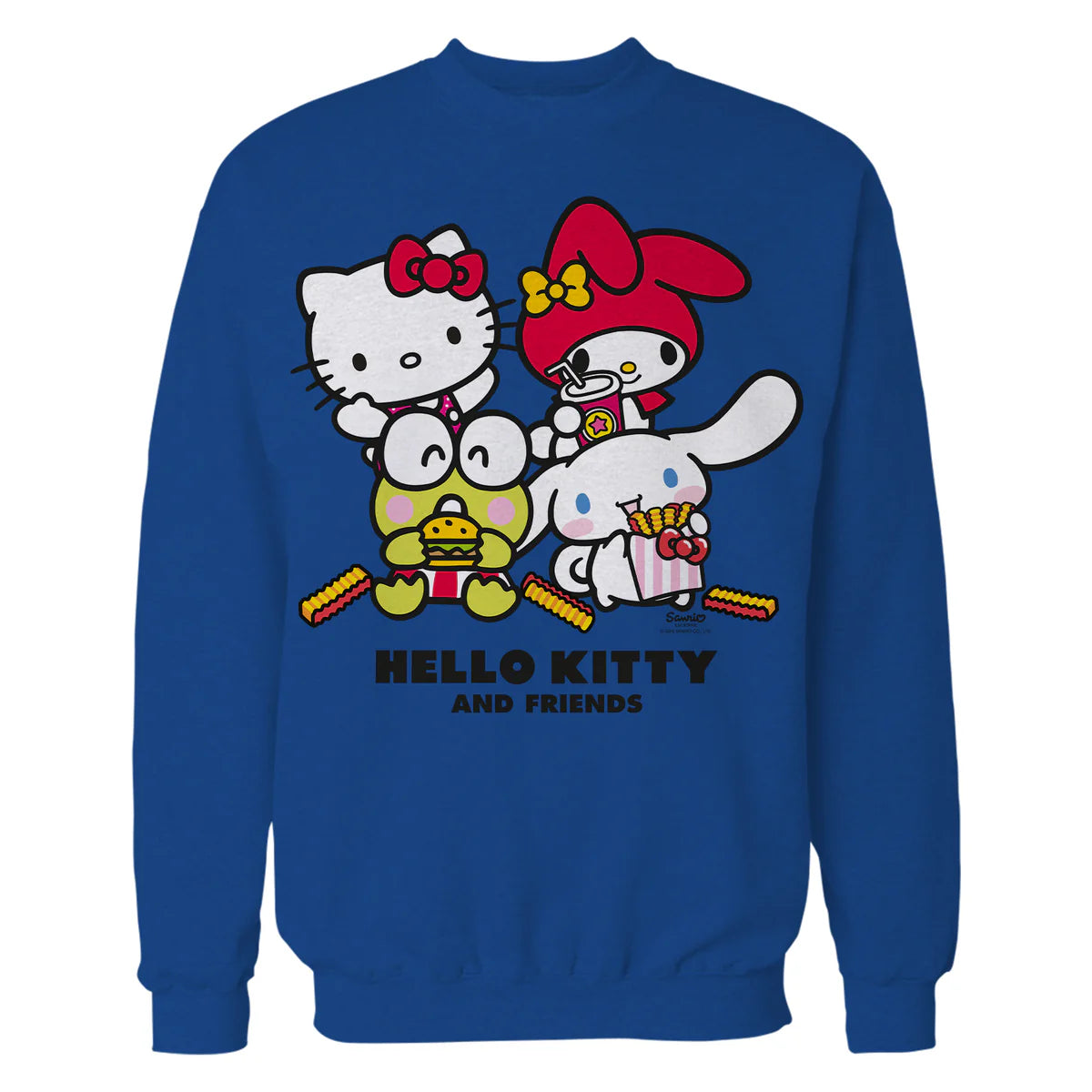 Hello Kitty Best Friends Fast Food Sweet Cute Fun XOXO Retro Official Sweatshirt