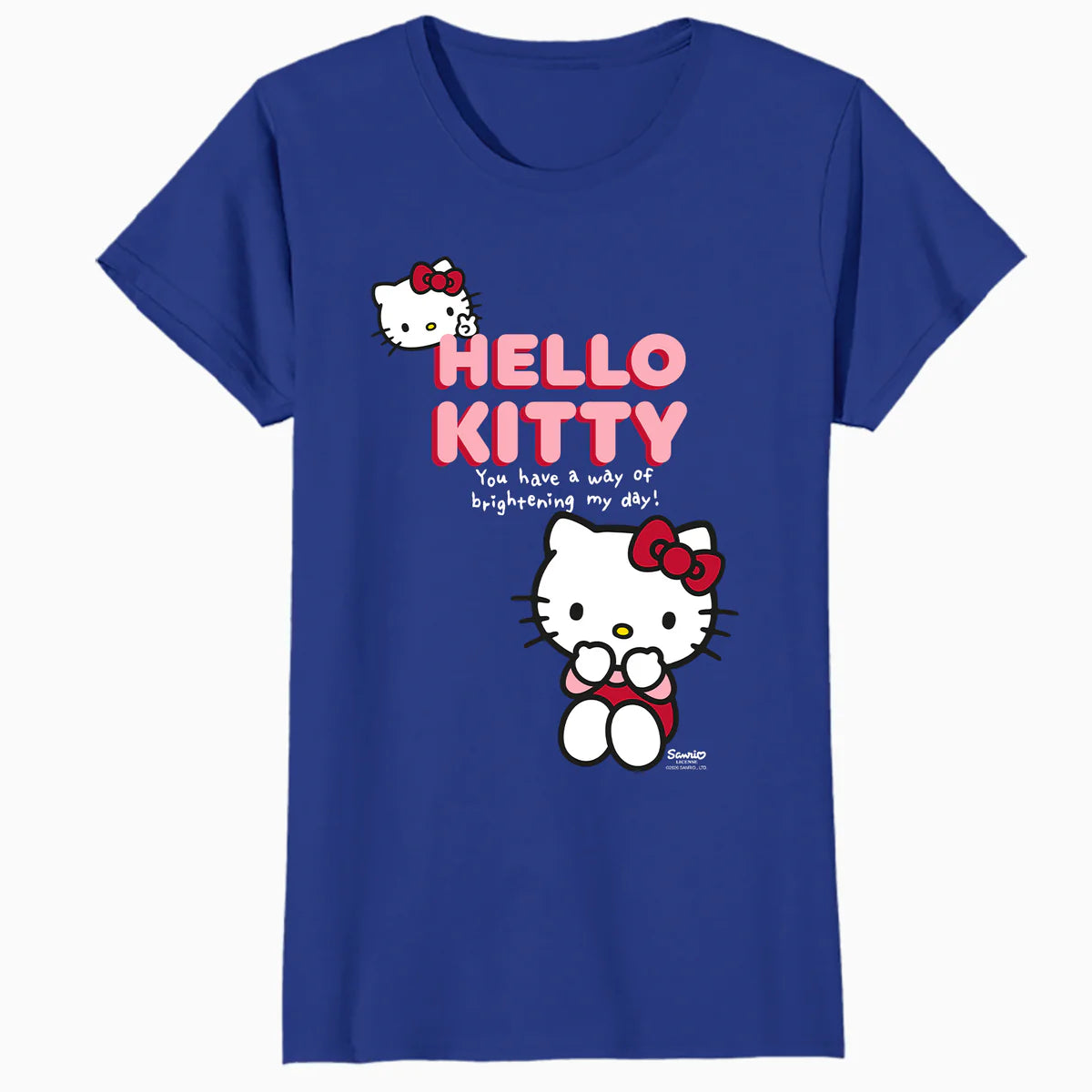 Hello Kitty Bright Day Peace Love Sweet Friendship Classic Official Women's T-Shirt