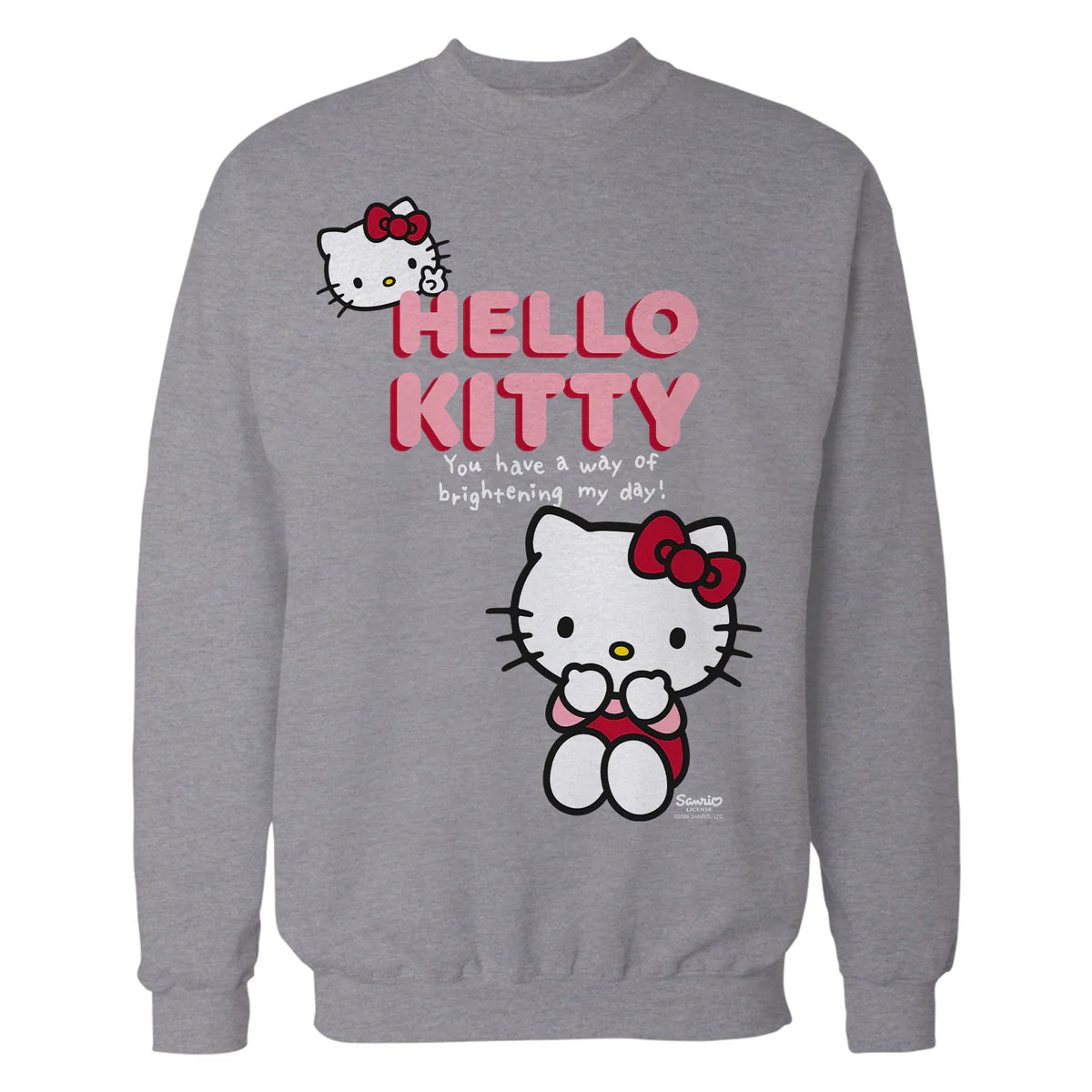 Hello Kitty Bright Day Peace Love Sweet Friendship Classic Official Sweatshirt
