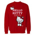 Hello Kitty Bright Day Peace Love Sweet Friendship Classic Official Sweatshirt
