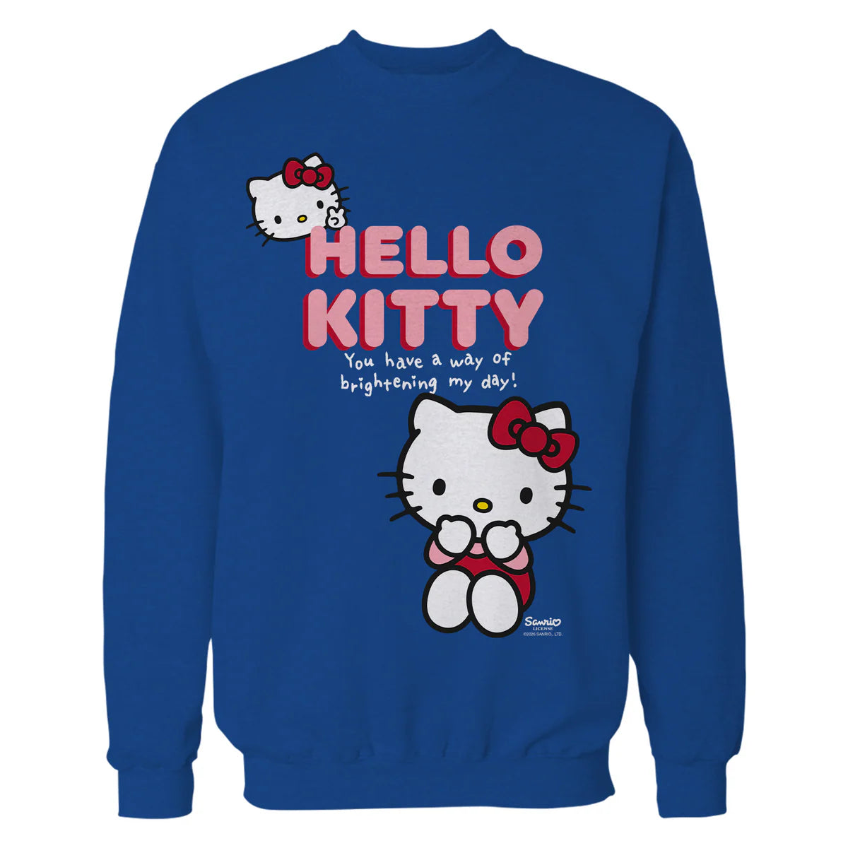 Hello Kitty Bright Day Peace Love Sweet Friendship Classic Official Sweatshirt