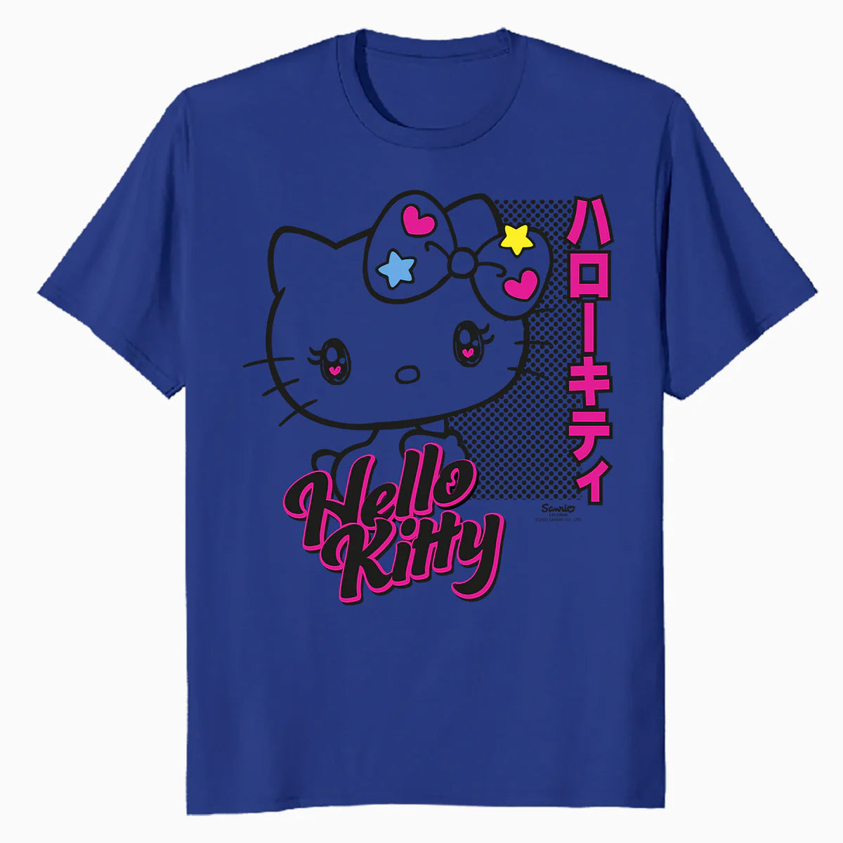 Hello Kitty Bright Tokyo Japan Cute Heart Star Sweet Classic Official Men's T-Shirt